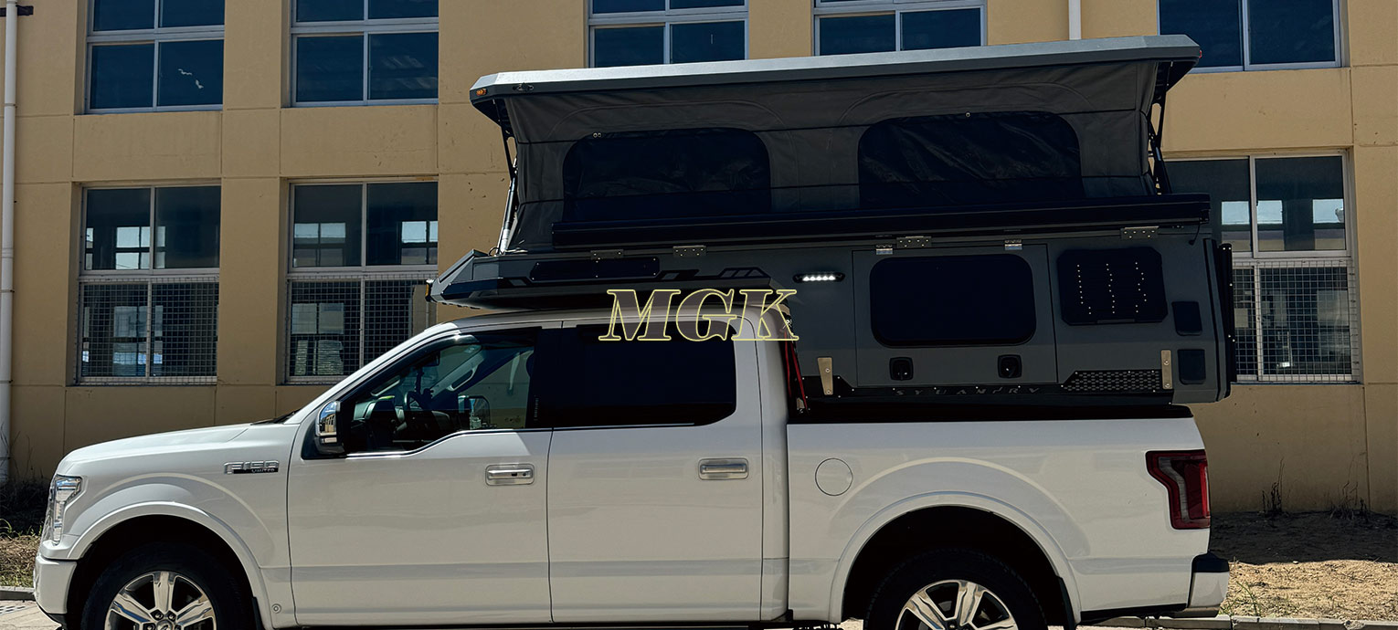 Camper central todoterreno de aluminio para Ford Ranger/Toyota Hilux