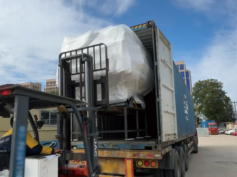 ¡Envío a Europa de autocaravanas de aluminio para camionetas pickup!