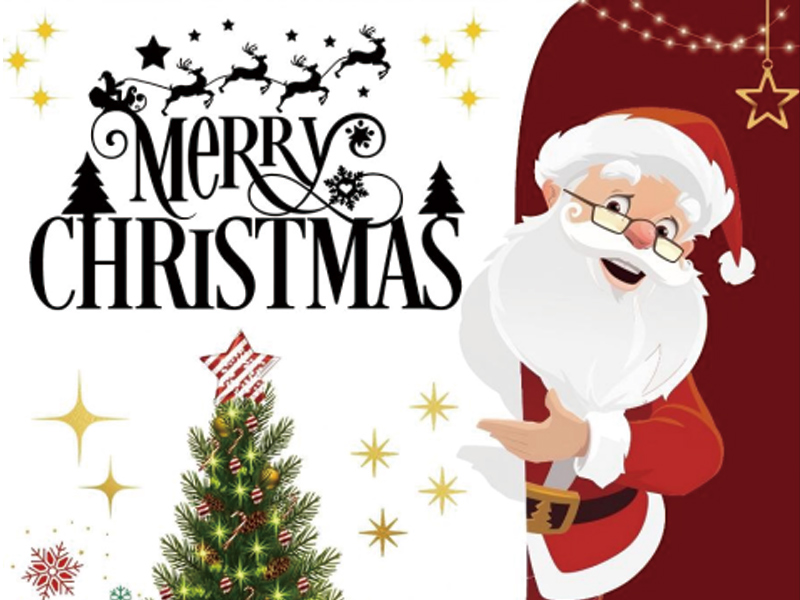 MGK les desea una cálida y alegre Navidad.