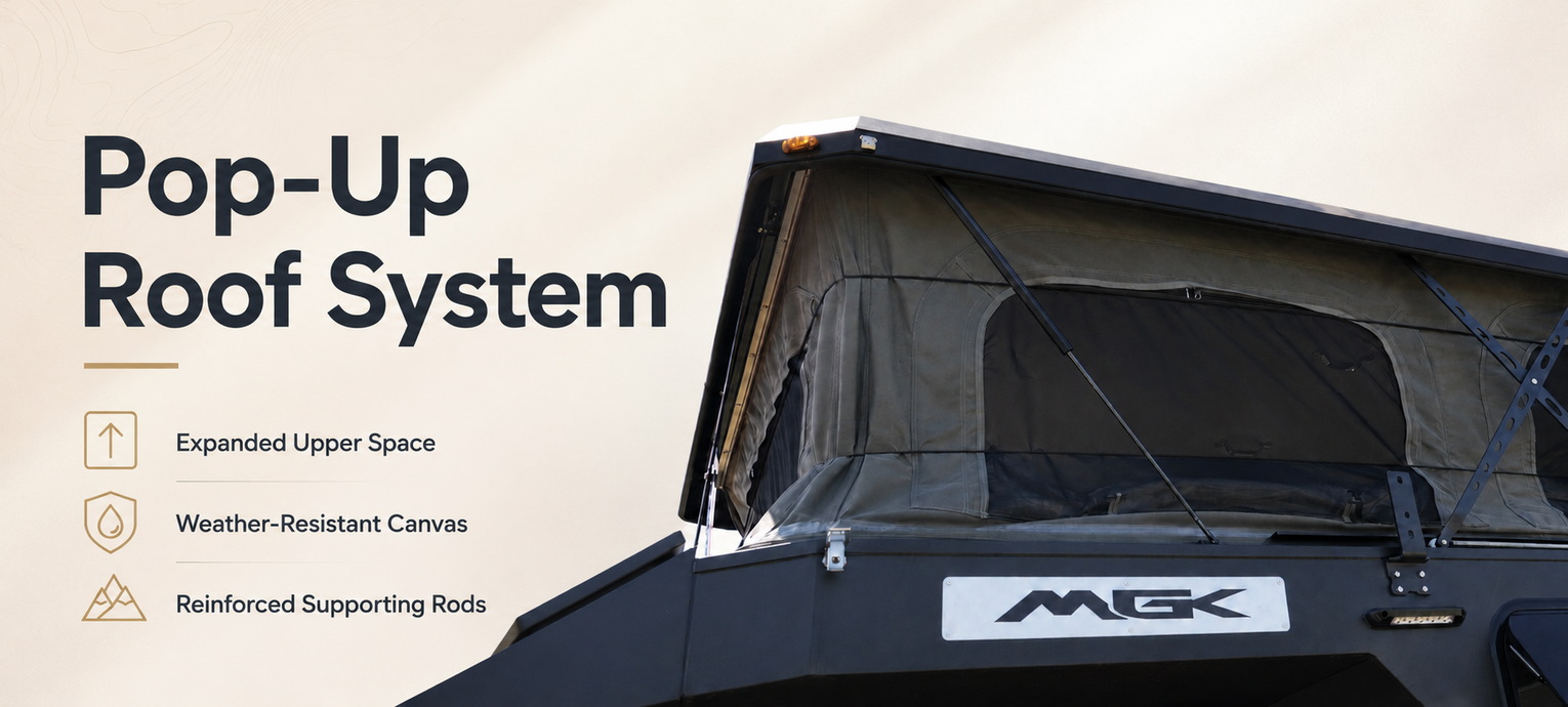 Aluminum Pop-up Truck Camper 